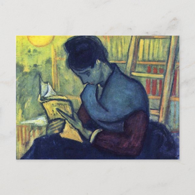 Carte Postale Le Lecteur Novel De Vincent Van Gogh (Devant)
