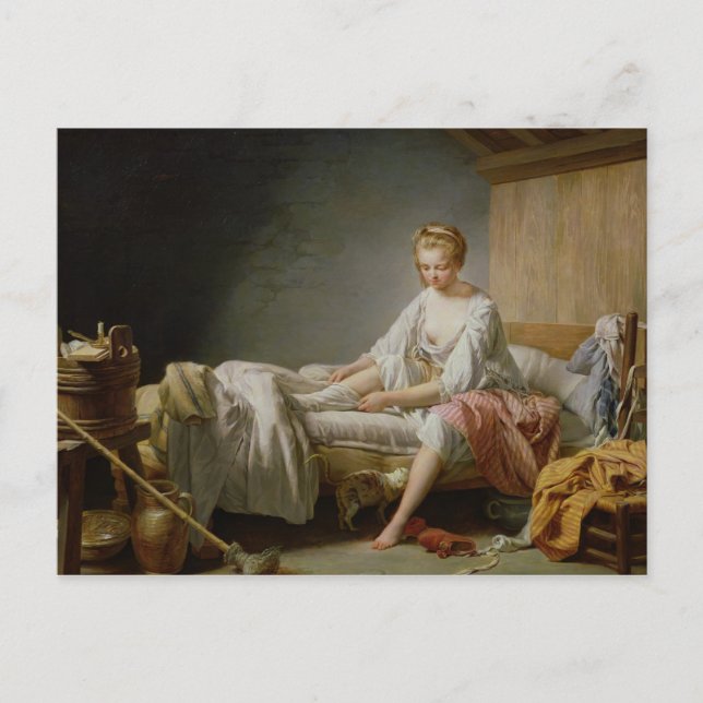 Carte Postale Le Lever de Fanchon (Devant)