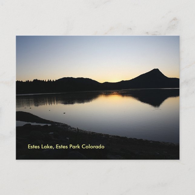 Carte Postale le lever du soleil de ma fille, Estes Lake, Estes  (Devant)