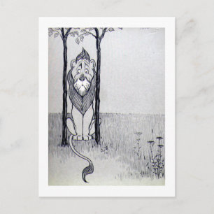 Carte Postale Le Lion Lâche