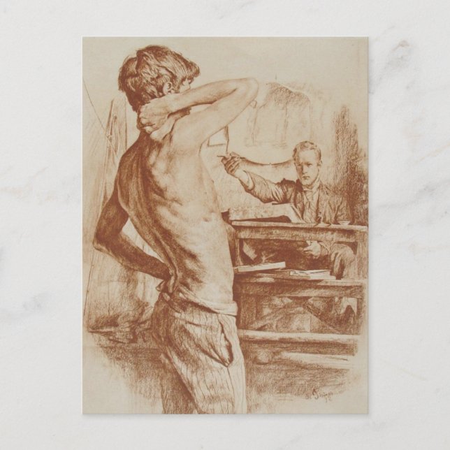 Carte Postale Le lithographe (Devant)