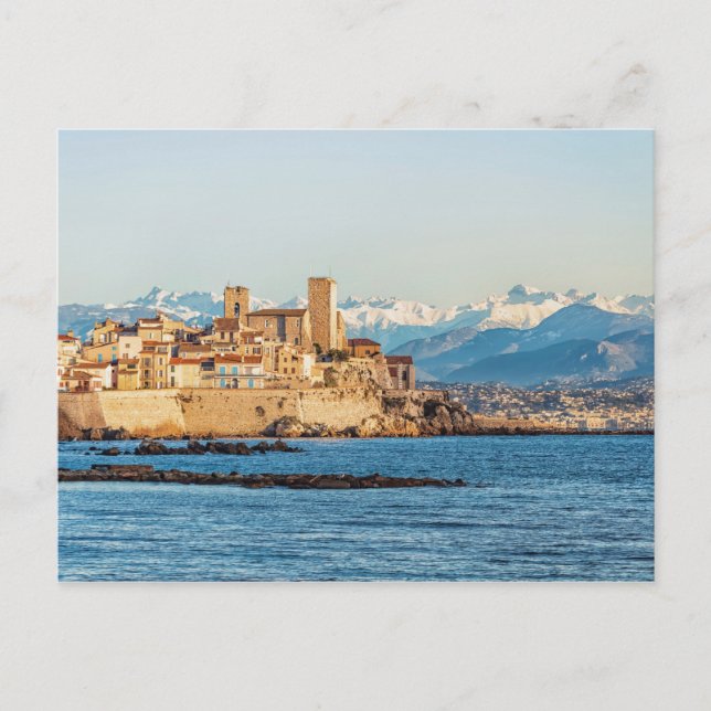 Carte Postale Le littoral d'Antibes (Devant)