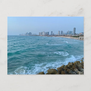 Carte Postale Le littoral de Tel Aviv, Israël