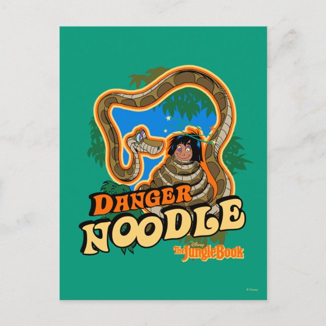 Carte Postale Le Livre de la Jungle | Danger Noodle (Devant)
