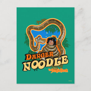 Carte Postale Le livre de la jungle   Danger Noodle