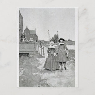 Carte Postale Le long du canal dans le Vieux Manhattan