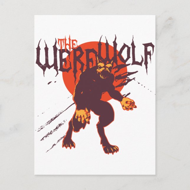 Carte Postale Le loup-garou : Lycan (Devant)