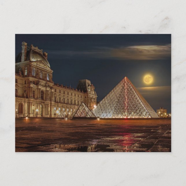 Carte Postale Le Louvre (Devant)
