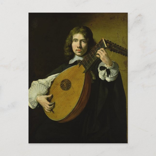 Carte Postale Le Lute-Player (Devant)