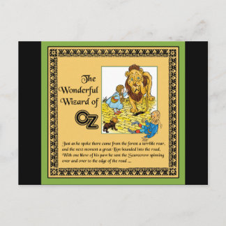 Carte Postale Le magicien d'Oz merveilleux