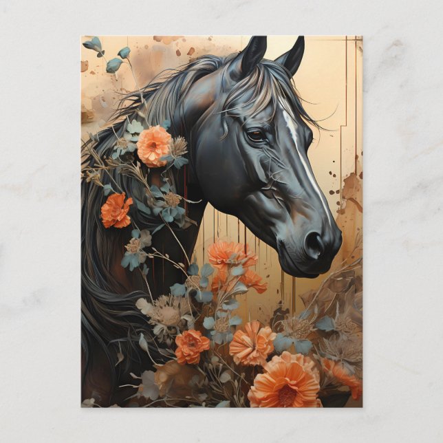 Carte Postale Le magnifique cheval (Devant)