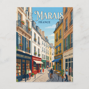 Carte Postale Le Marais France