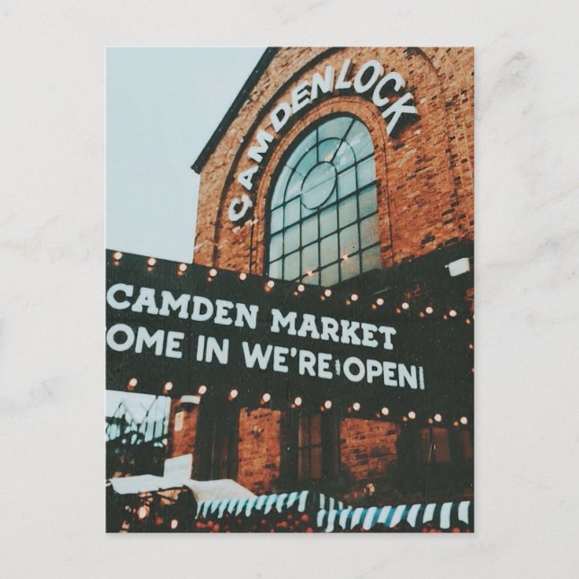 Carte Postale Le marché de Camden (Devant)