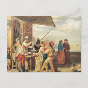 Carte Postale Le marché italien
