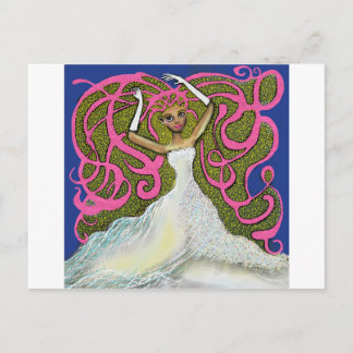 Carte Postale Le Mariage d'Amy.