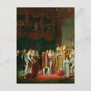Carte Postale Le mariage de Napoléon Ier et Marie