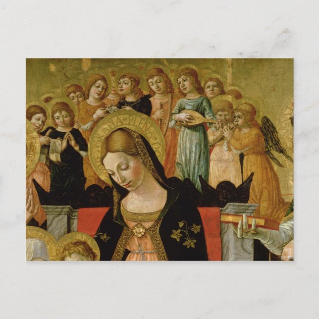 Carte Postale Le mariage de Sainte Catherine de Sienne (Devant)