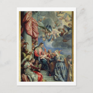 Carte Postale Le mariage mystique de Sainte Catherine