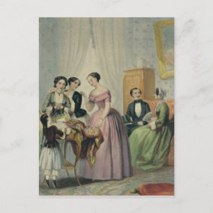 Carte Postale Le Mariage Présente