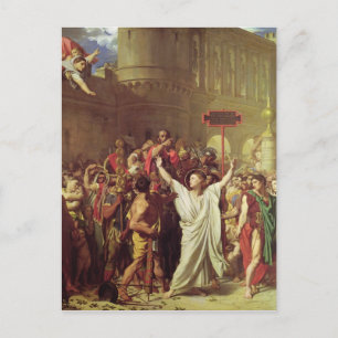 Carte Postale Le martyre de saint Symphorien, 1834
