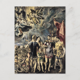 Carte Postale Le Martyre de St. Maurice par El Greco