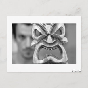Carte Postale le mask-postcard