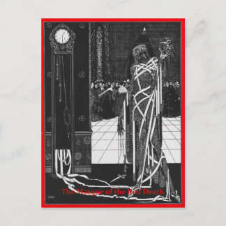 Carte Postale Le Masque de la Mort Rouge