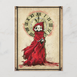 Carte Postale Le Masque de la Mort Rouge, Edgar Allan Poe