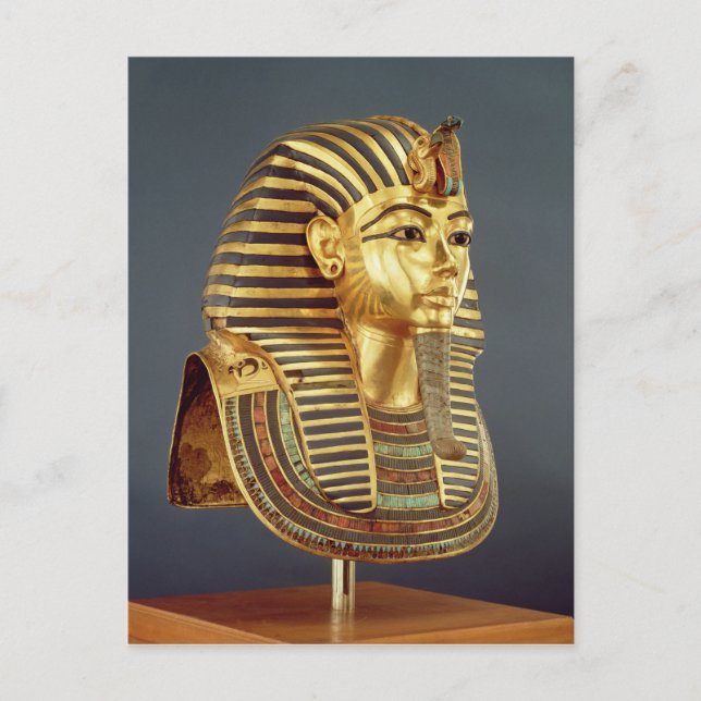Carte Postale Le masque funéraire de Toutankhamon (Devant)