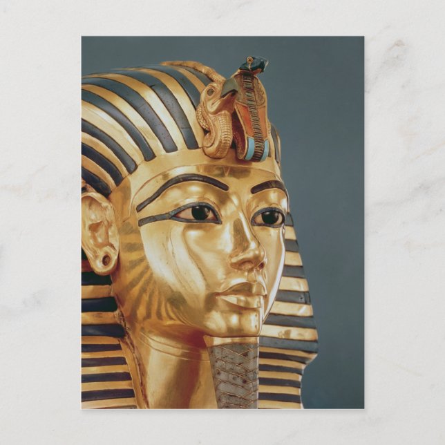 Carte Postale Le masque funéraire de Toutankhamon (Devant)