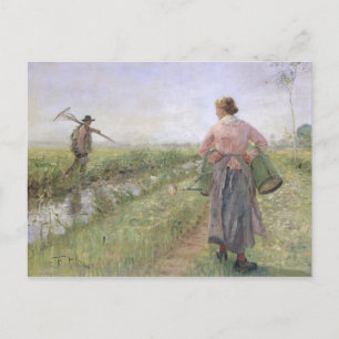 Carte Postale Le matin 1889