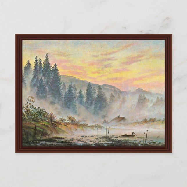Carte Postale Le Matin De Friedrich Caspar David (Devant)