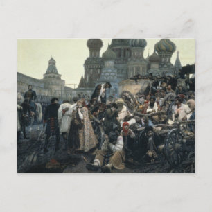 Carte Postale Le matin de l'exécution de la Streltsy