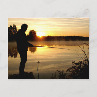 Carte Postale Le matin du pêcheur