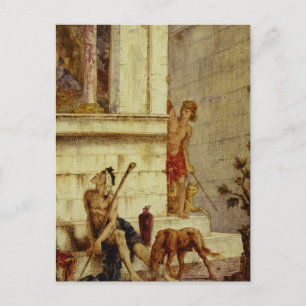 Carte Postale Le mauvais Rich et le pauvre Lazare