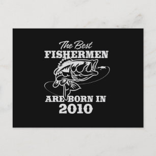 Carte Postale Le meilleur cadeau d'anniversaire pour Pêcheur pêc