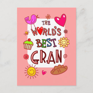 Carte Postale Le meilleur Gran du monde