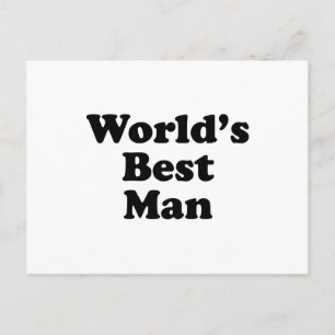 Carte Postale Le meilleur homme du monde