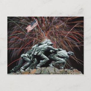 Carte Postale Le mémorial de guerre des Marines des États-Unis I