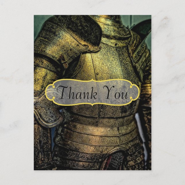 Carte Postale Le Merci d'armure de Knight (Devant)