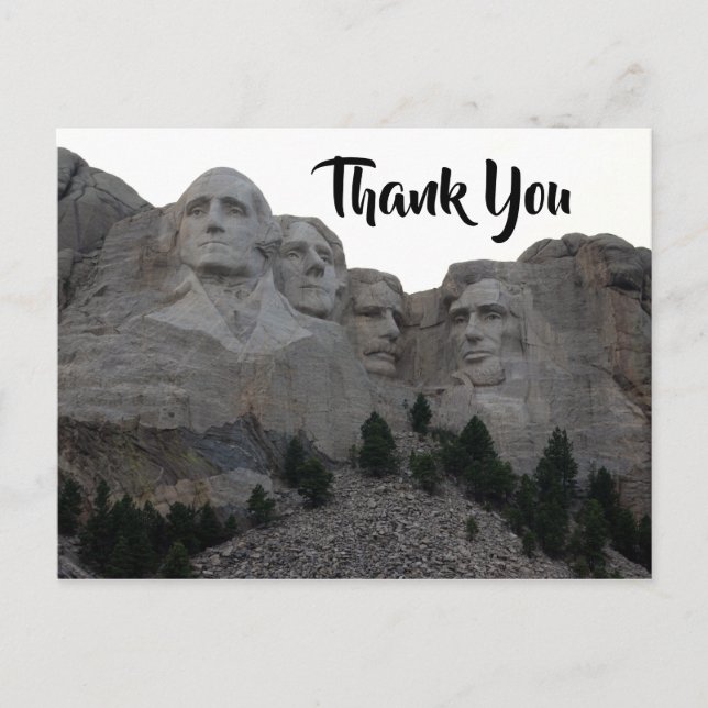 Carte Postale Le Merci du Mont Rushmore (Devant)