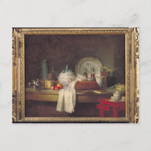 Carte Postale Le mess des officiers ou les restes d'un déjeuner