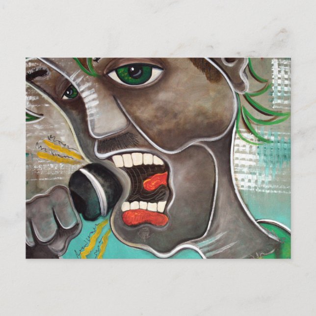 Carte Postale Le message (Devant)