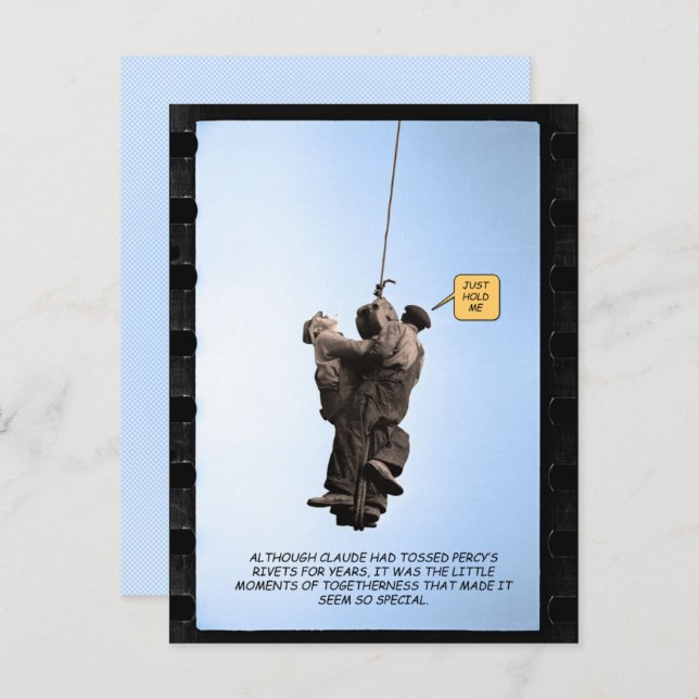 Carte Postale Le moment intime de Claude et Percy (Devant / Derrière)