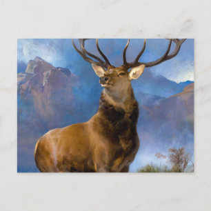 Carte Postale Le monarque du verre par Edwin Landseer