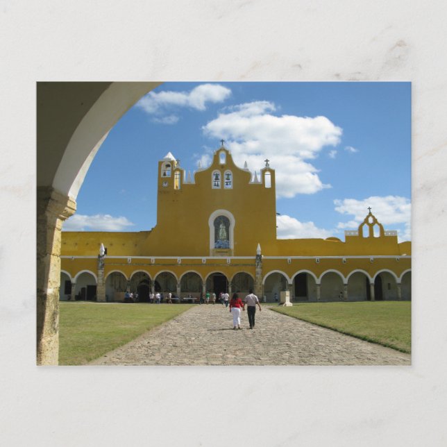 Carte Postale Le monastère d'Izamal, Mexique (Devant)