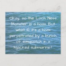 Le monstre Loch Ness est un canular maintenant ?