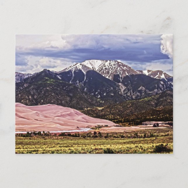 Carte Postale Le mont Herard et les dunes de sable (Devant)