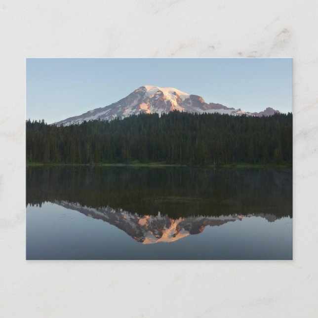 Carte Postale Le Mont Rainier reflété Sunrise I (Devant)