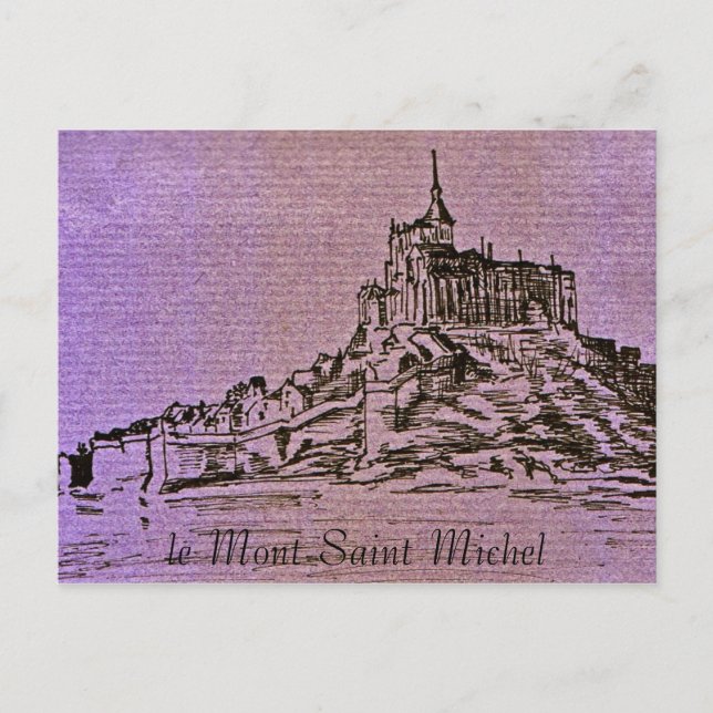Carte Postale le Mont-Saint-Michel (Devant)
